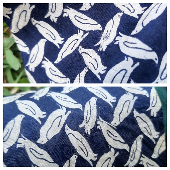 BALMAIN (2) Silk Vintage Ties Penguins Art Deco - Picture 6 of 8